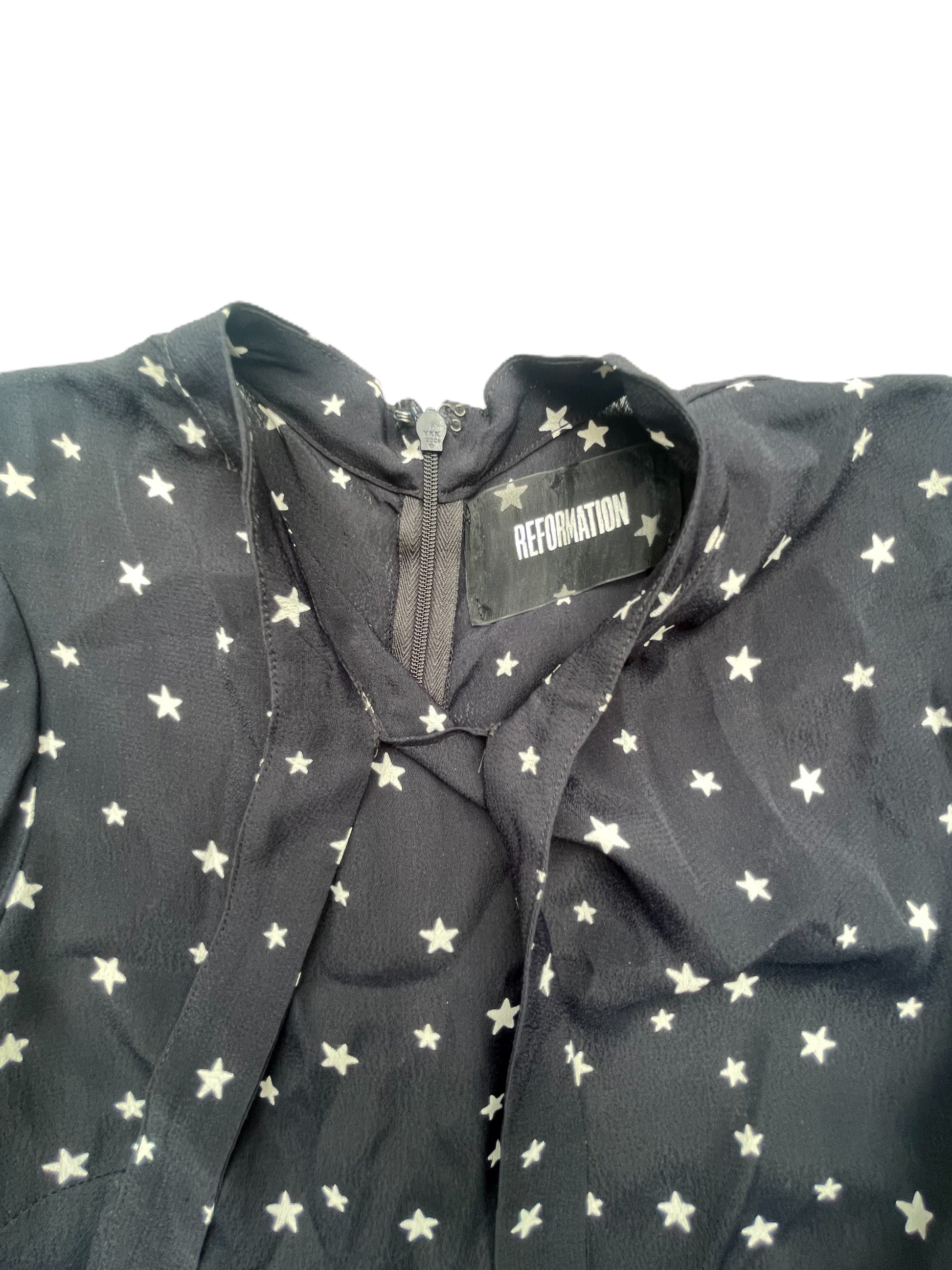 Reformation Star Print Dress UK 8 image 3