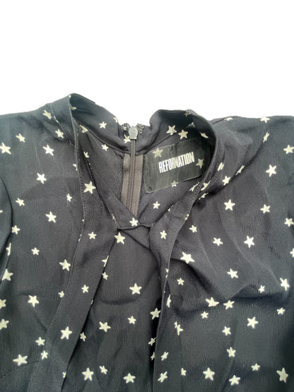 Reformation Star Print Dress UK 8 image 3