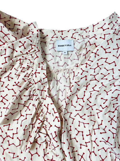 Bimba Y Lola Print Blouse M image 2