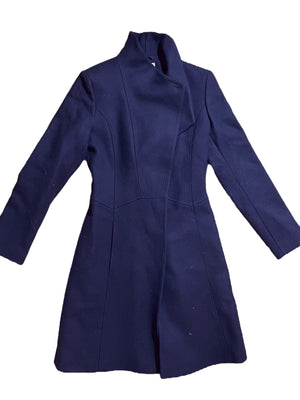 Reiss Wool Navy Coat XS