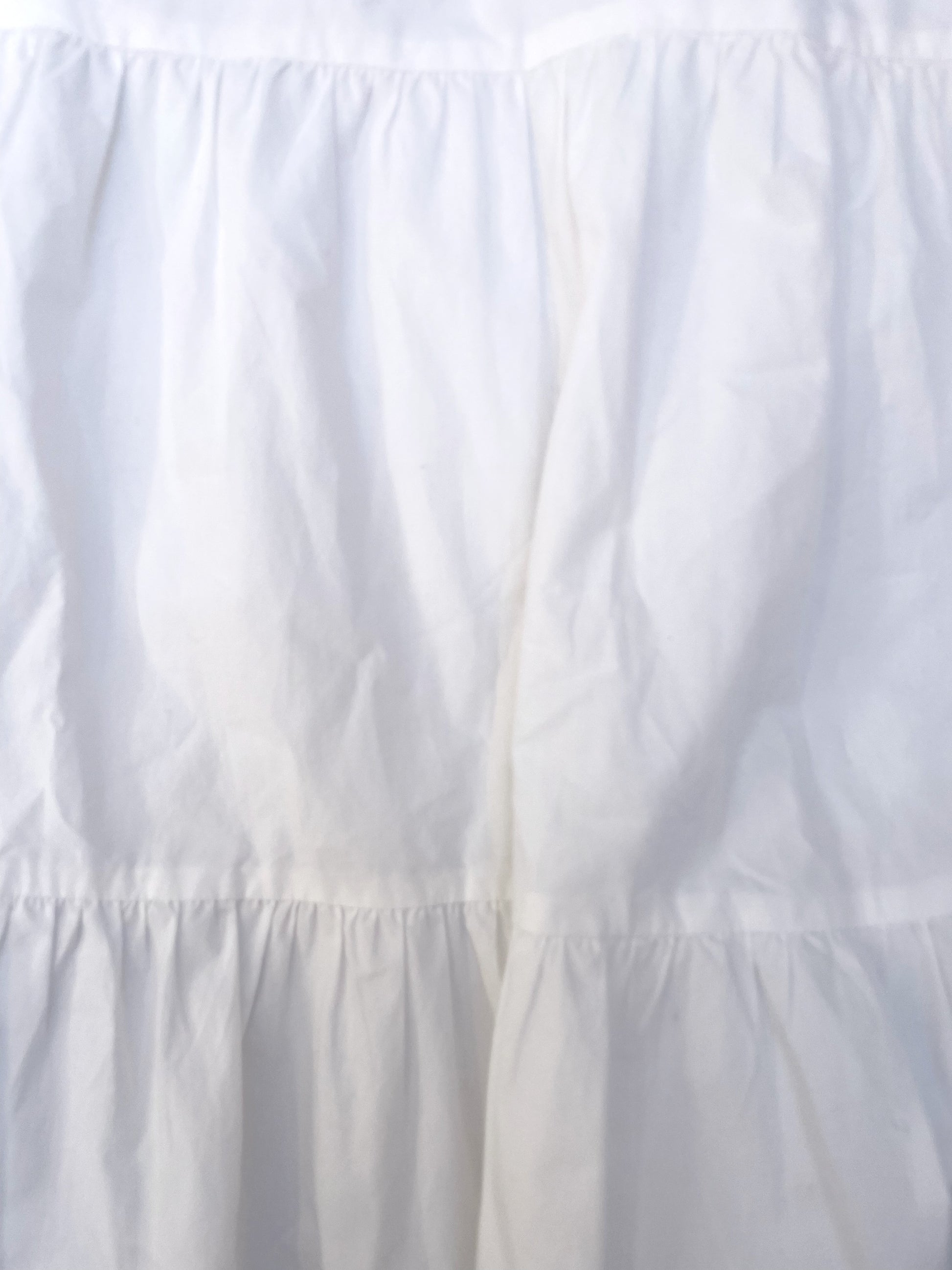 Ulla Johnson White Cotton Tiered Dress UK 6 image 2