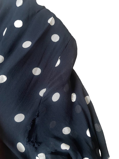 Ganni Polka Dot Wrap Dress UK 10 image 2