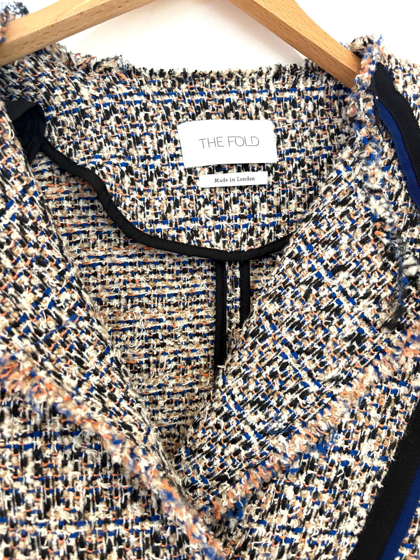 The Fold Boucle Blazer UK 12