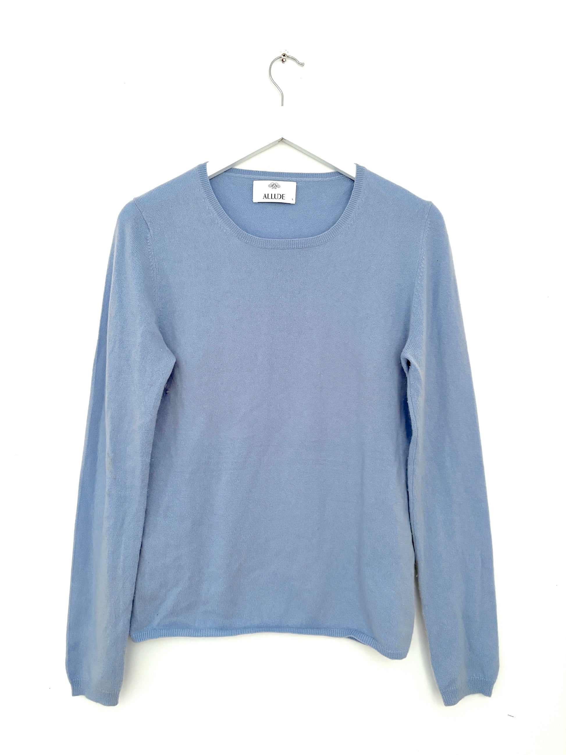 Allude Blue Cashmere Jumper