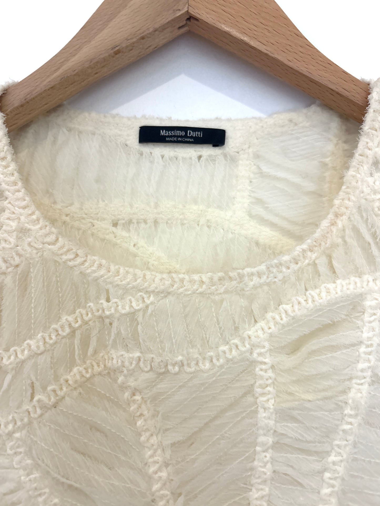 Massimo Dutti Fringed Blouse XS