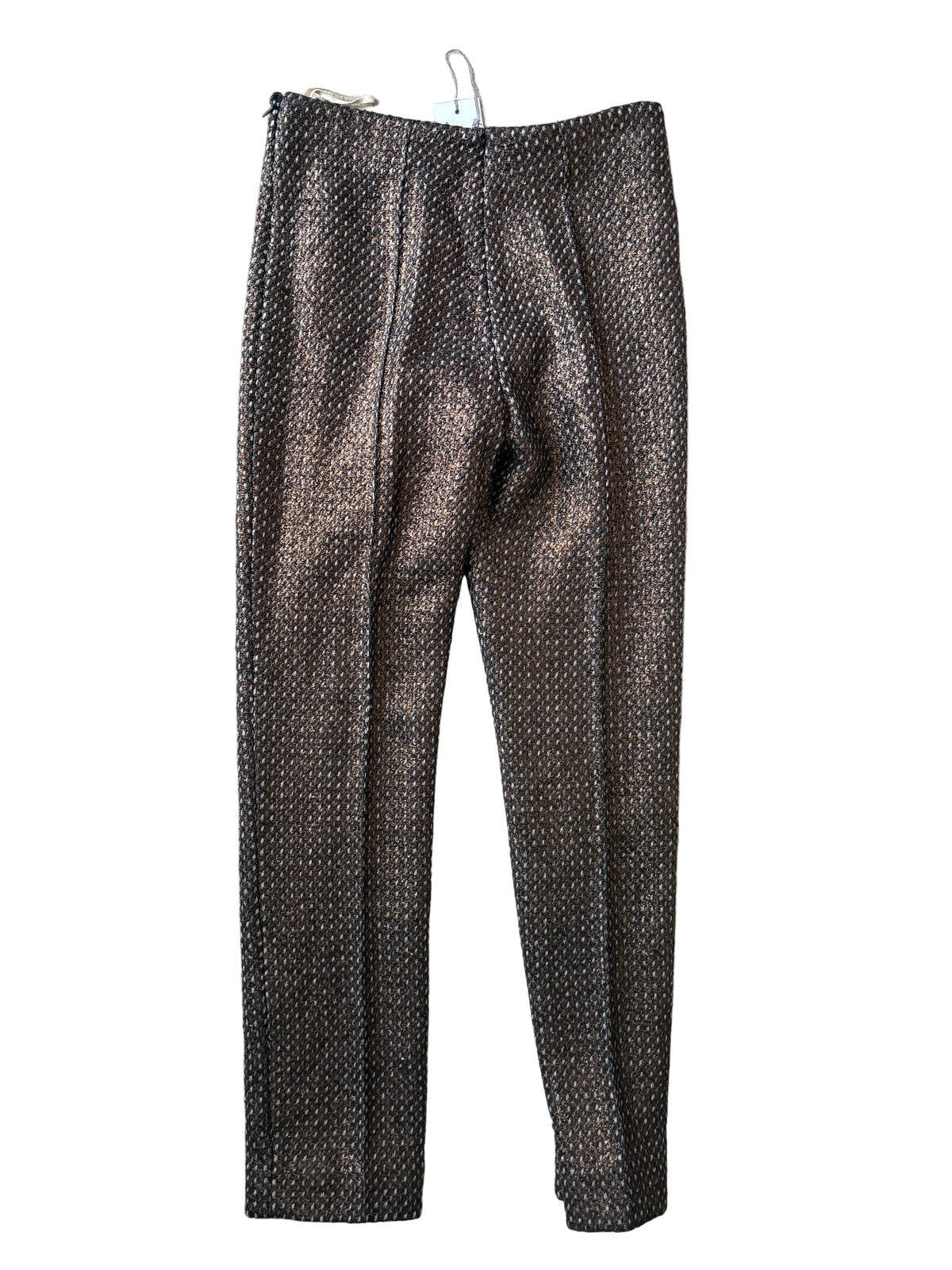 New With Tags Marni Tweed Metallic Trousers UK 8
