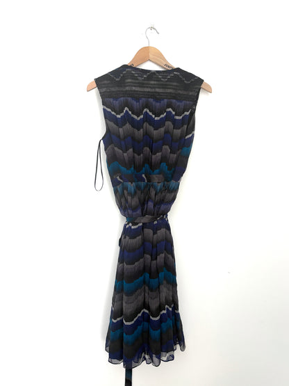 Diane Von Furstenberg Bali Silk Wrap Dress UK 12