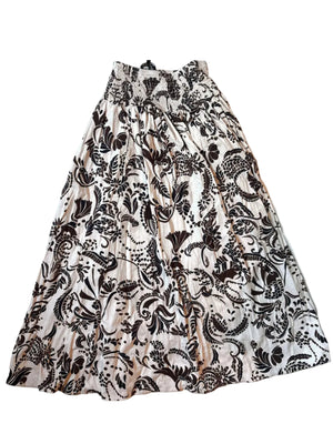 Me+Em Cotton Paisley Skirt UK 6