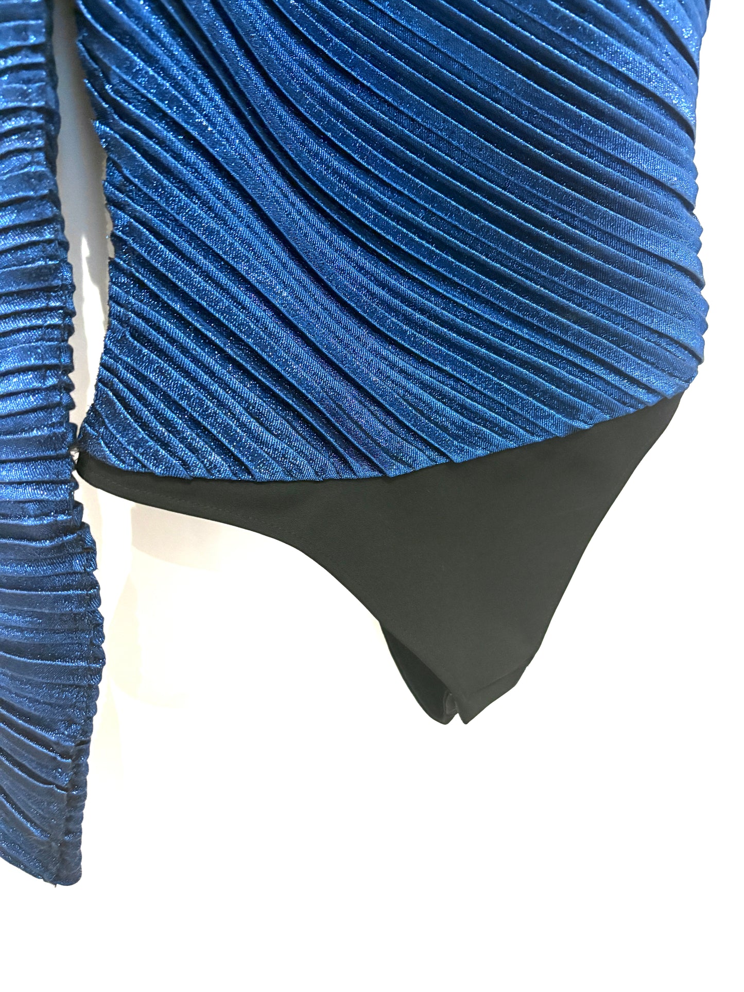 New With Tags Mugler Pleated One Shoulder Top UK 8