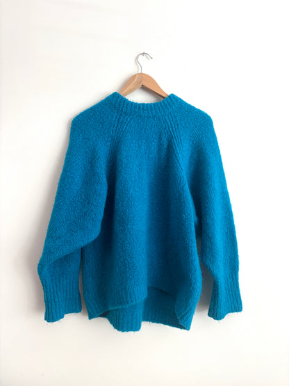 Sandro Blue Mohair Jumper L