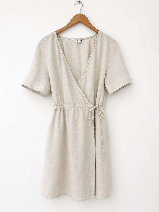 Cos mini wrap dress