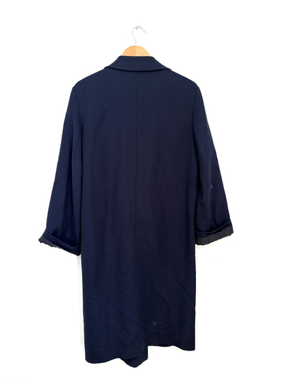 Jil Sander Navy Lightweight Coat UK 8
