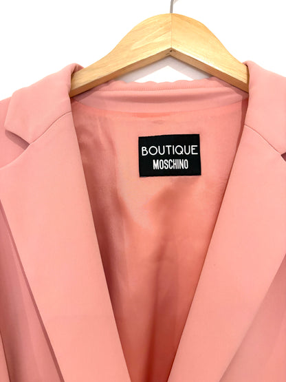 Boutique Moschino Lightweight Pink Coat UK 10