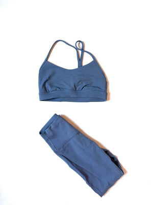 Lululemon Blue Workout Set M