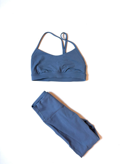 Lululemon blue workout set