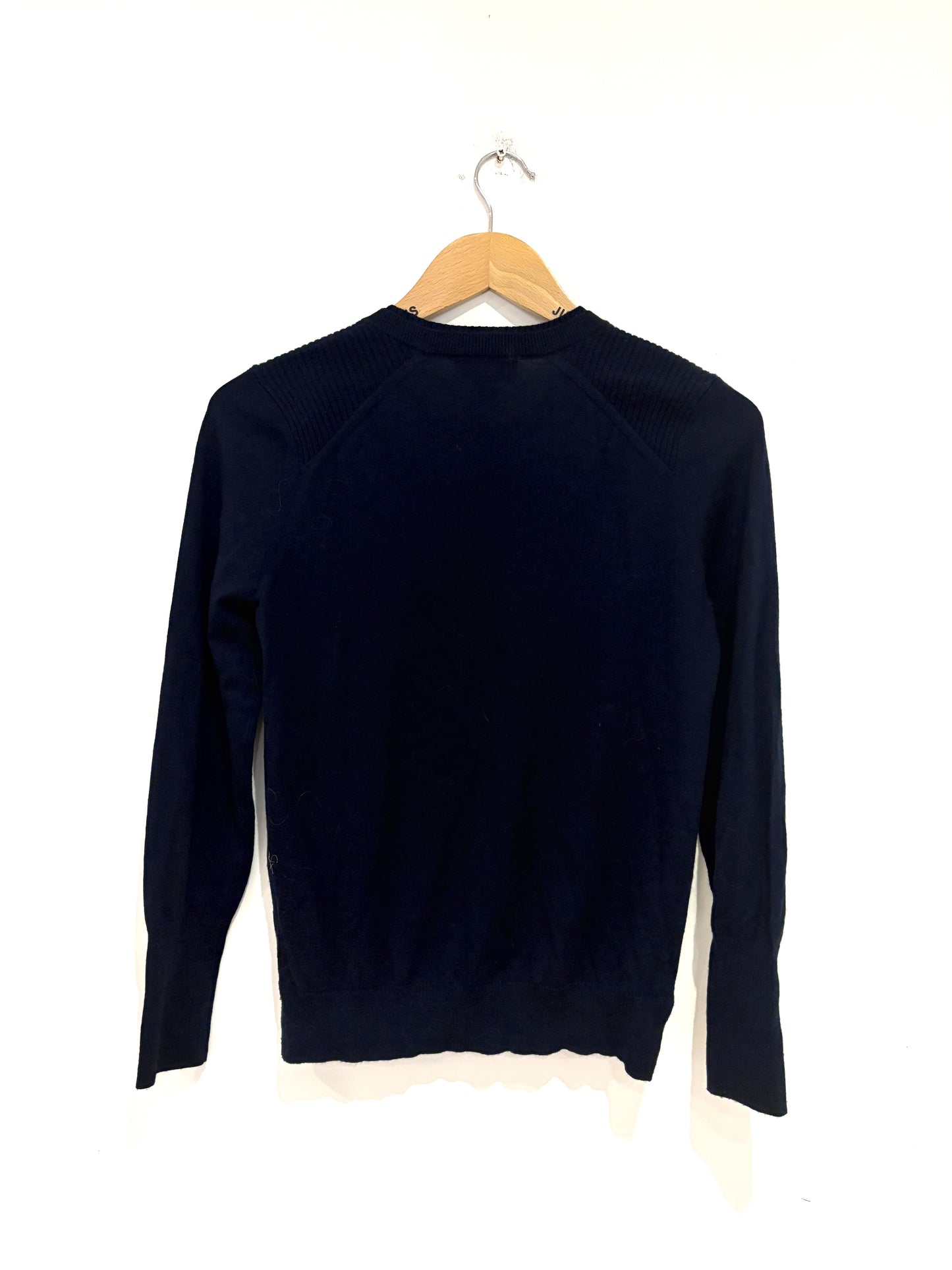 Burberry Navy Wool Top S