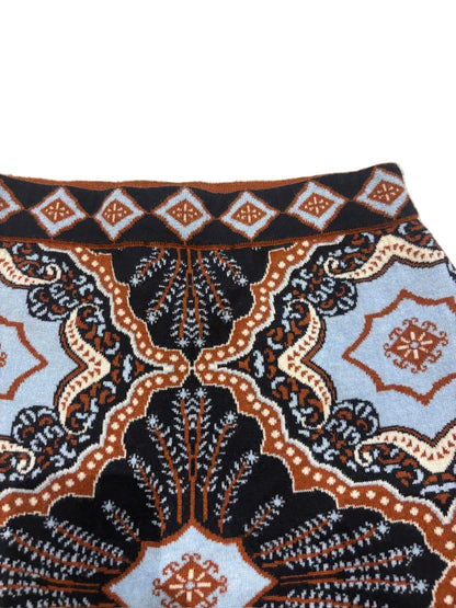 Cara Cara Lindi Printed Wool Cashmere Mini Skirt XS