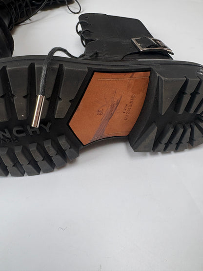 Givenchy Black Combats Boots UK 5