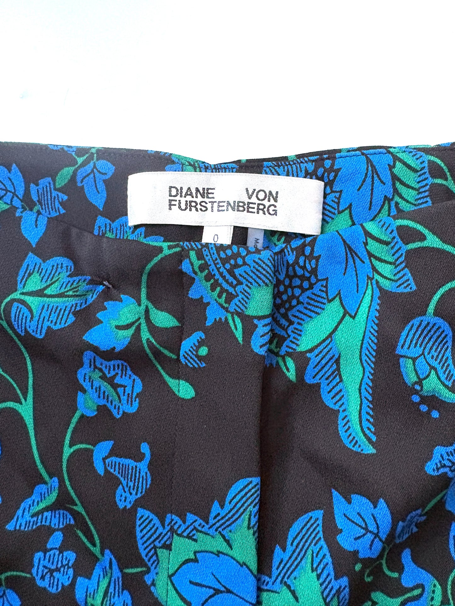 Diane Von Furstenberg Printed Wide Leg Trousers UK 6