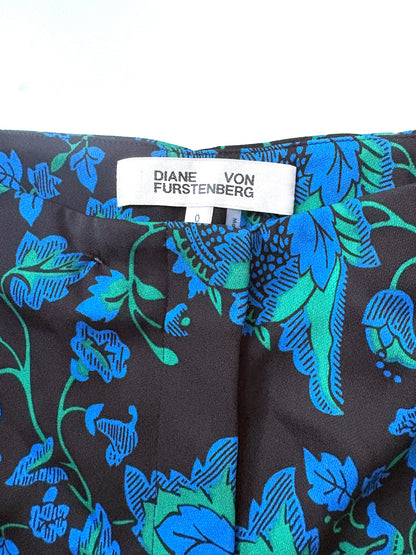 Diane Von Furstenberg Printed Wide Leg Trousers UK 6