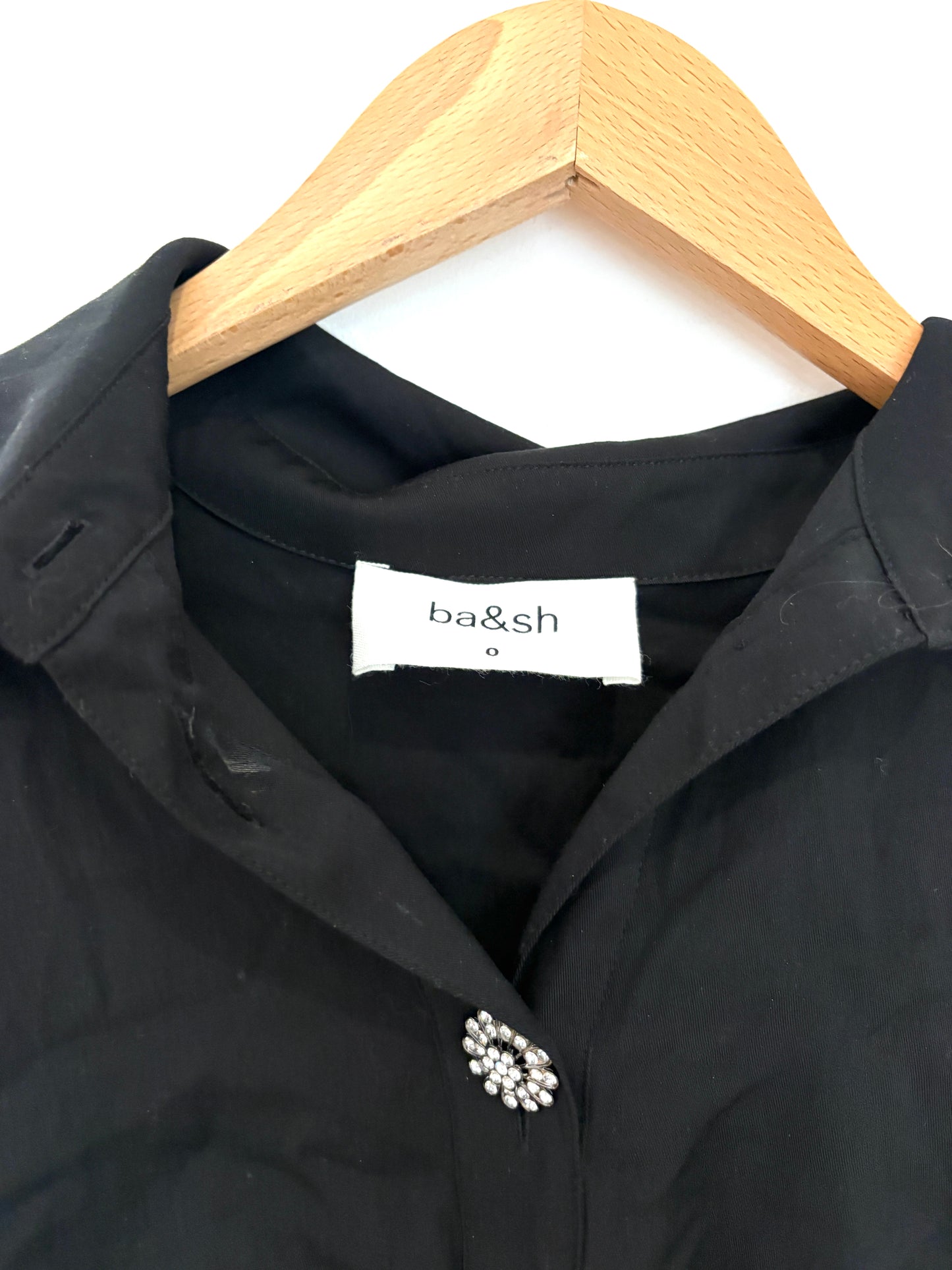 Ba&sh Kiss Cropped Shirt XS