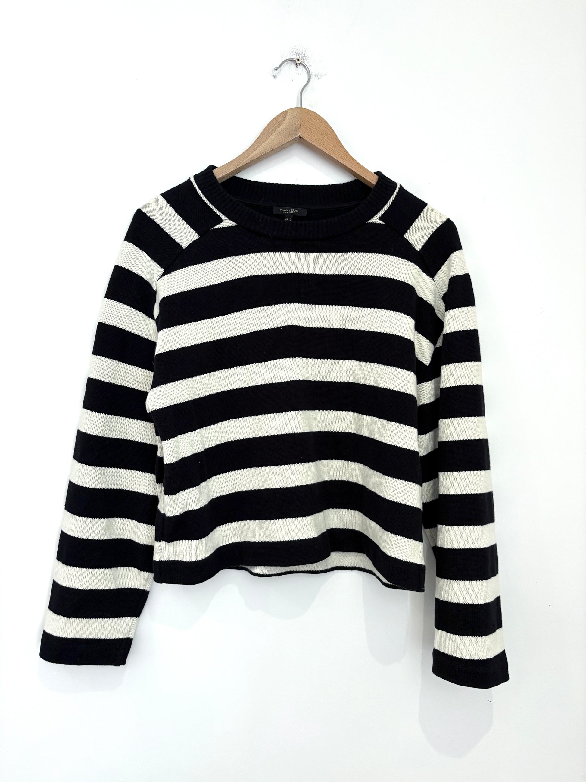 Massimo Dutti Striped Cotton Jumper