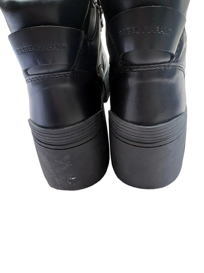 Isabel Marant Leather Grunge Mealie Boots UK 7