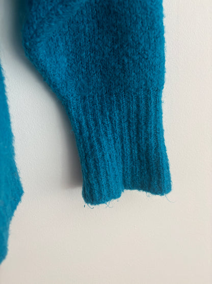 Sandro Blue Mohair Jumper L