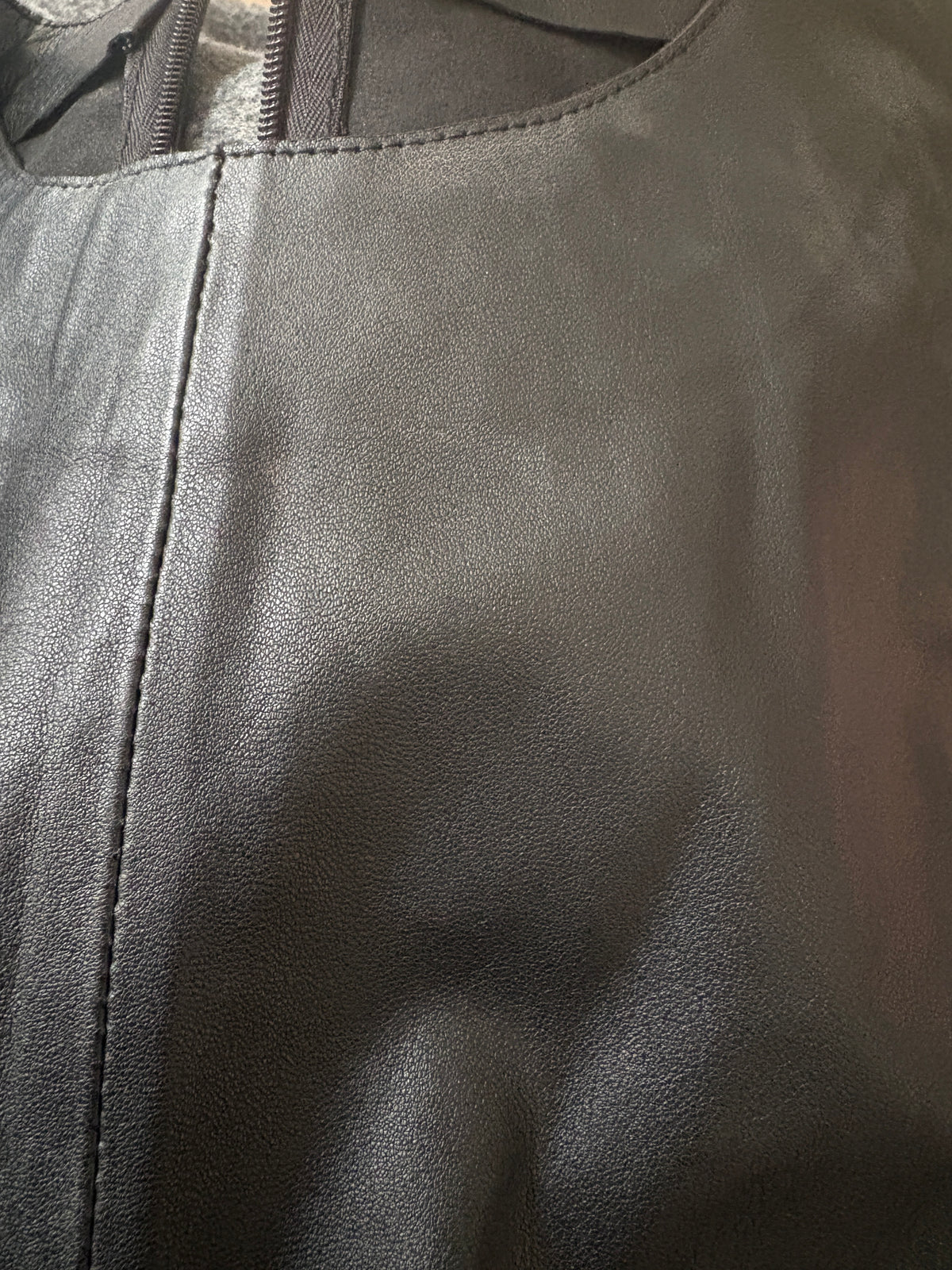Storm & Marie Leather Blouse UK 6