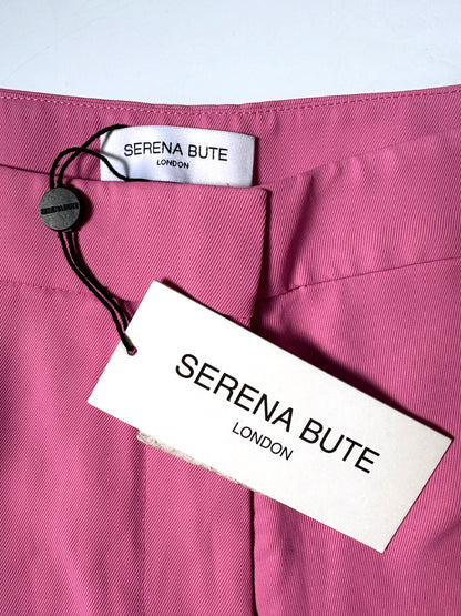 New With Tags Serena Bute Candy Pink Wide Leg Trousers UK 14