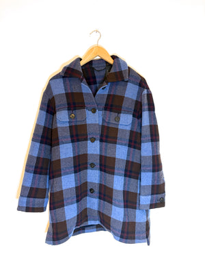 Weekend Max Mara Check Coat UK 10