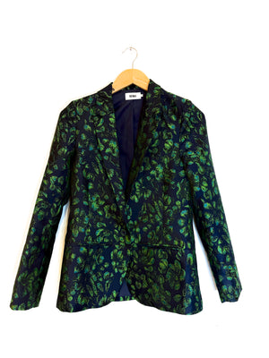 Reiko Blair Floral Jacquard Blazer S