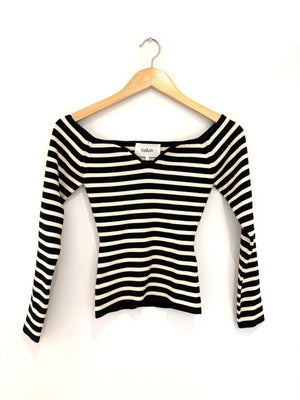 Ba&sh Sriped Knit Top M