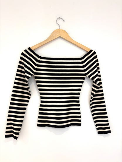 Ba&sh Sriped Knit Top M