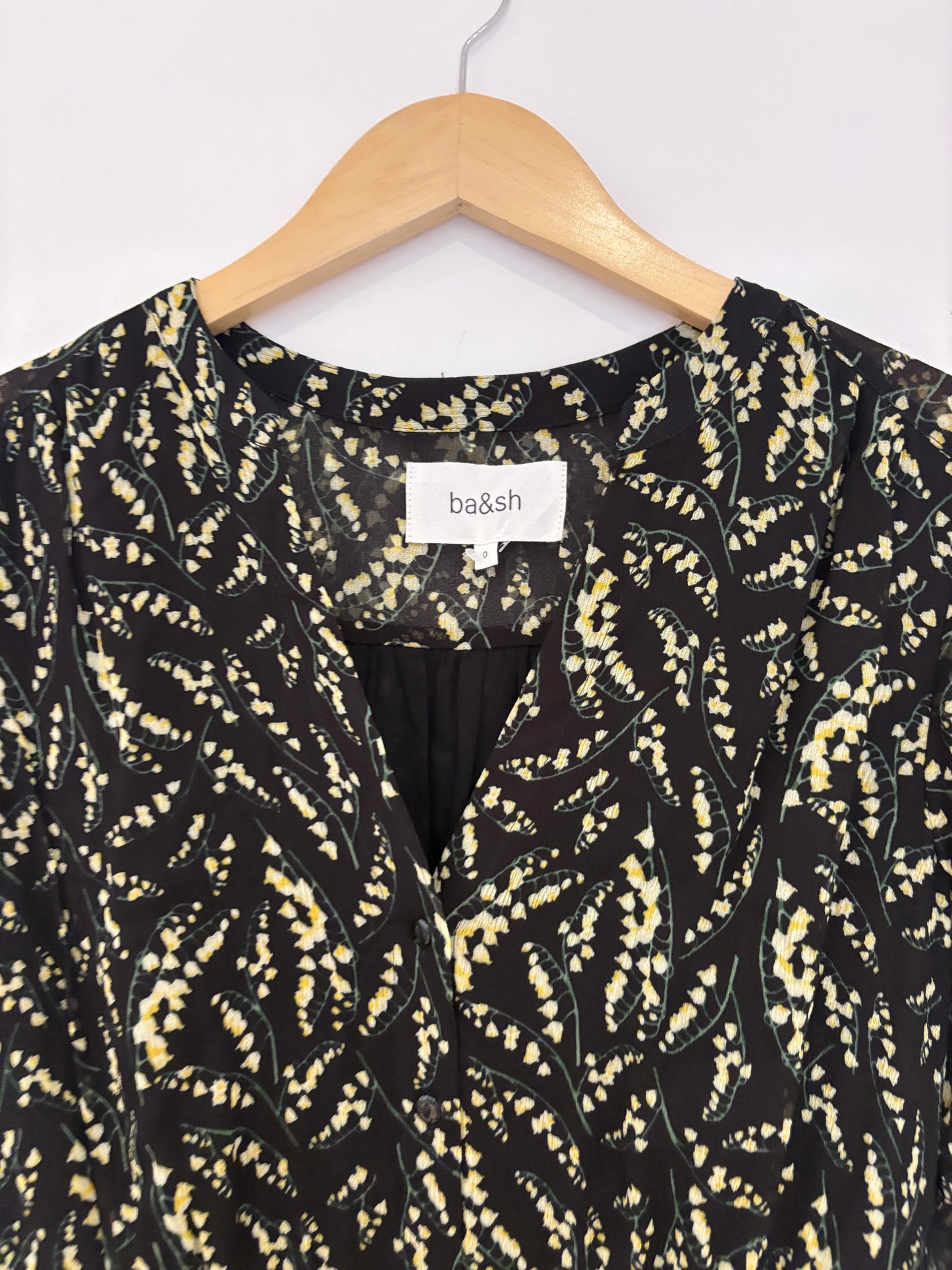 Ba&sh Floral Print Dress XS