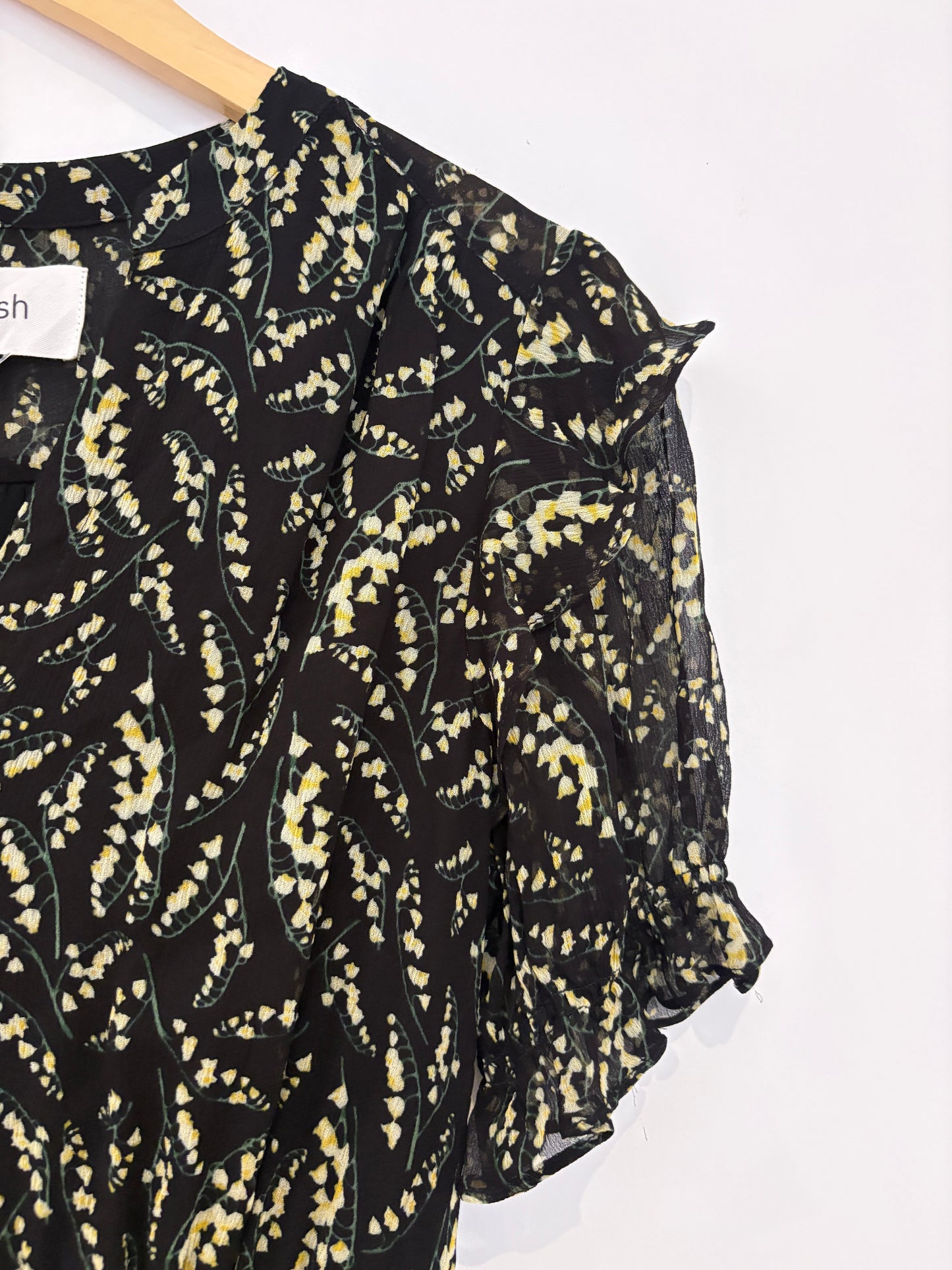 Ba&sh Floral Print Dress XS
