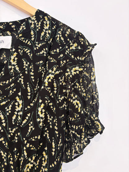 Ba&sh Floral Print Dress XS