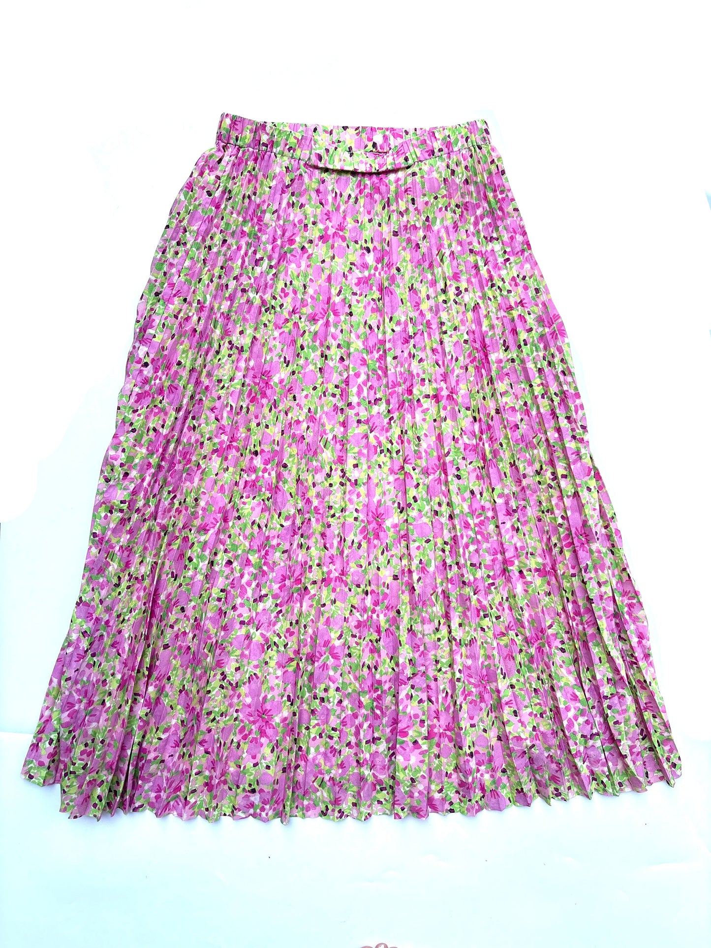 & Other Stories plissé pleated midi skirt