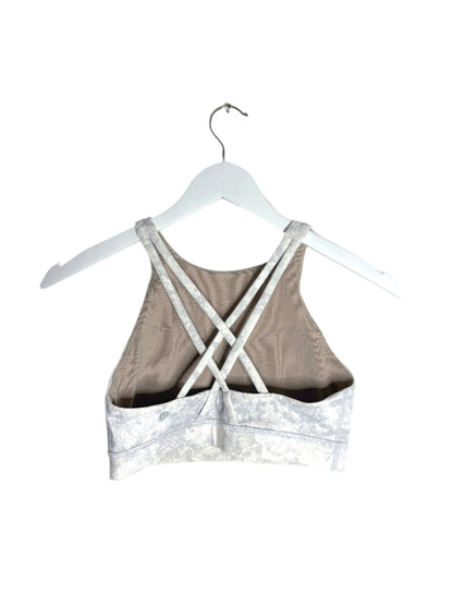 Lululemon Grey Cropped Sports Top UK 10