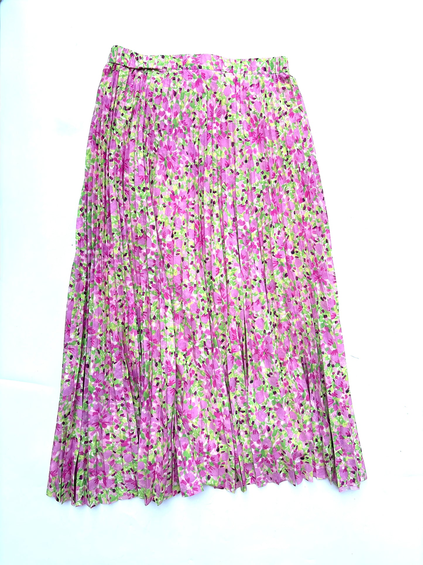 & Other Stories Plissé Pleated Midi Skirt M