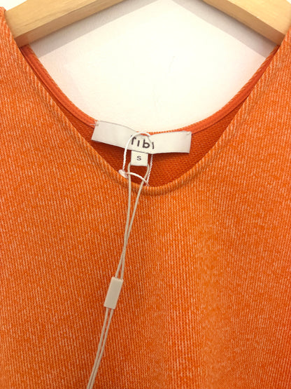 New With Tags Tibi Speckled Orange Tank S