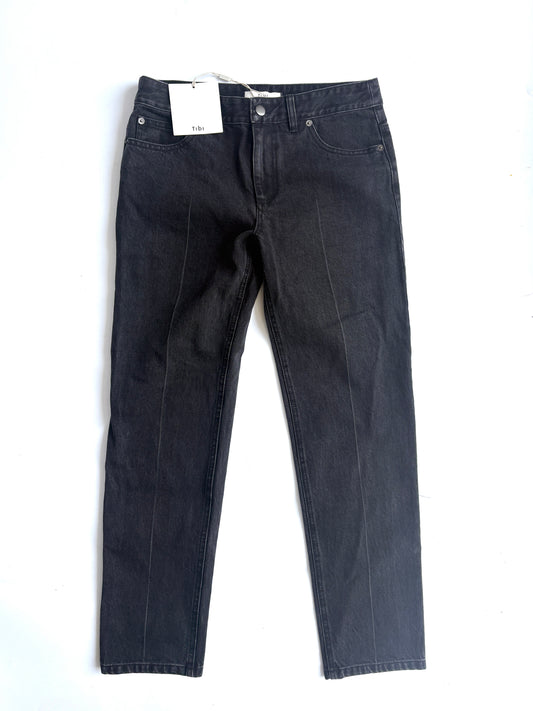 Tibi black denim elfie jeans