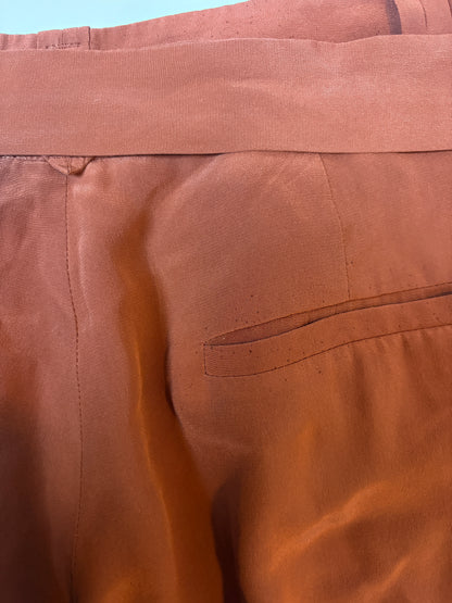 Sézane Silk Theodore Trousers UK 10