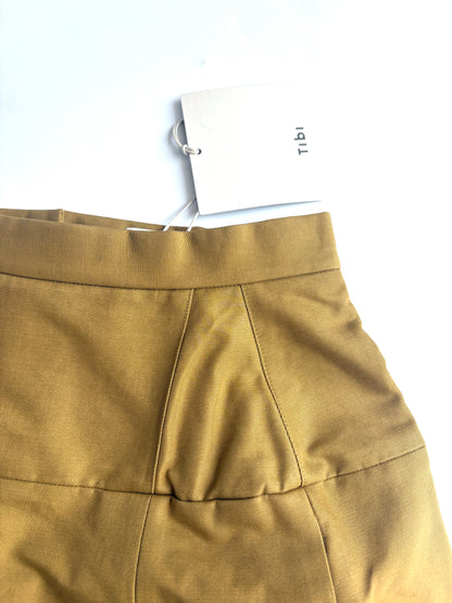 New With Tags Tibi Camel A-Line Midi Skirt UK 6