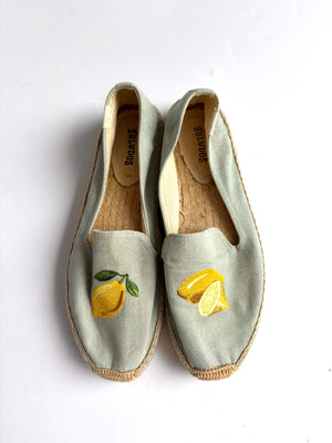 Soludos Lemon Platform Slippers UK 5