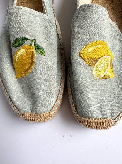 Soludos Lemon Platform Slippers UK 5