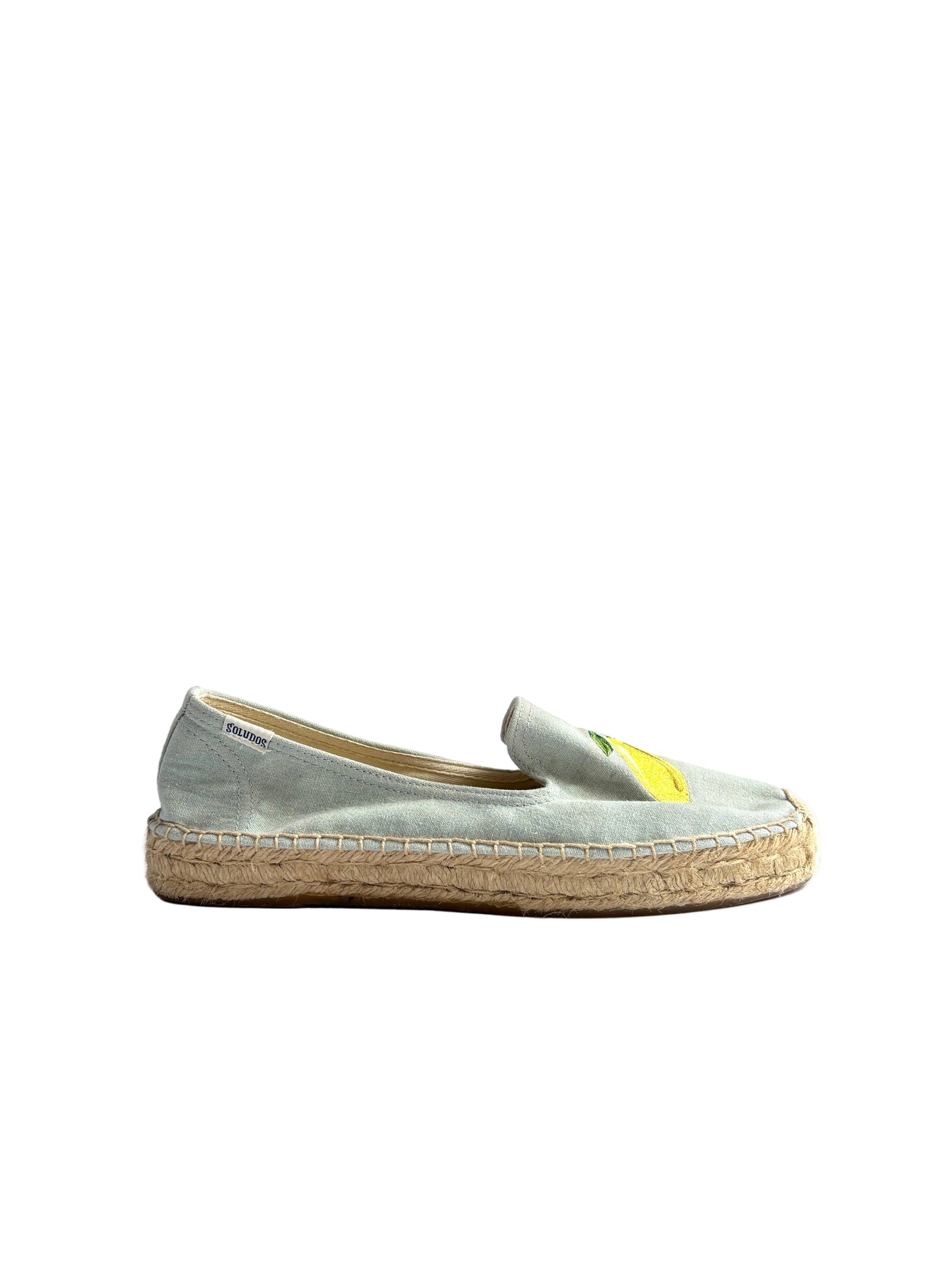 Soludos Lemon Platform Slippers UK 5