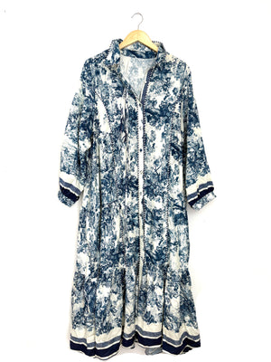 New With Tags Miss Rosier Adelaide Graphic Print Dress M