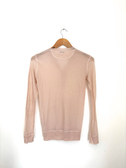 Joseph Beige Cashmere Top XS