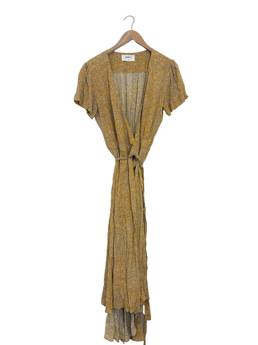 Ba&sh Noemi Midi Crepe Wrap Dress